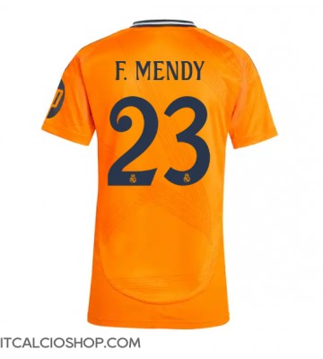 Real Madrid Ferland Mendy #23 Seconda Maglia Femmina 2024-25 Manica Corta